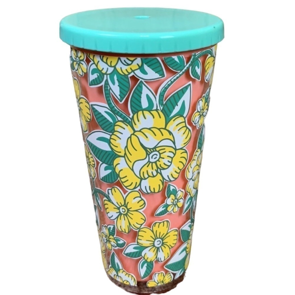 Matilda Jane Sip Sip Hooray floral tumbler 22 Ounces